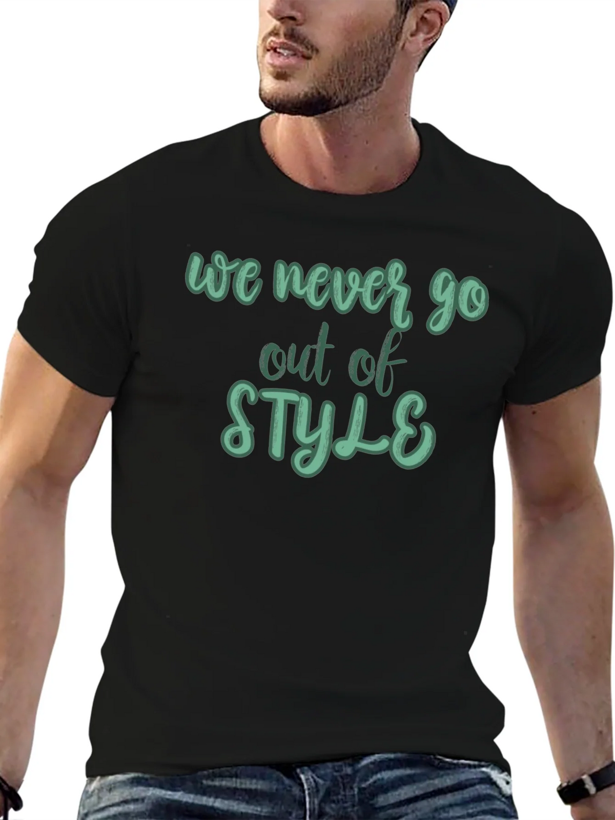 We Never Go Out of Style Graphic Tee - Black product image 6