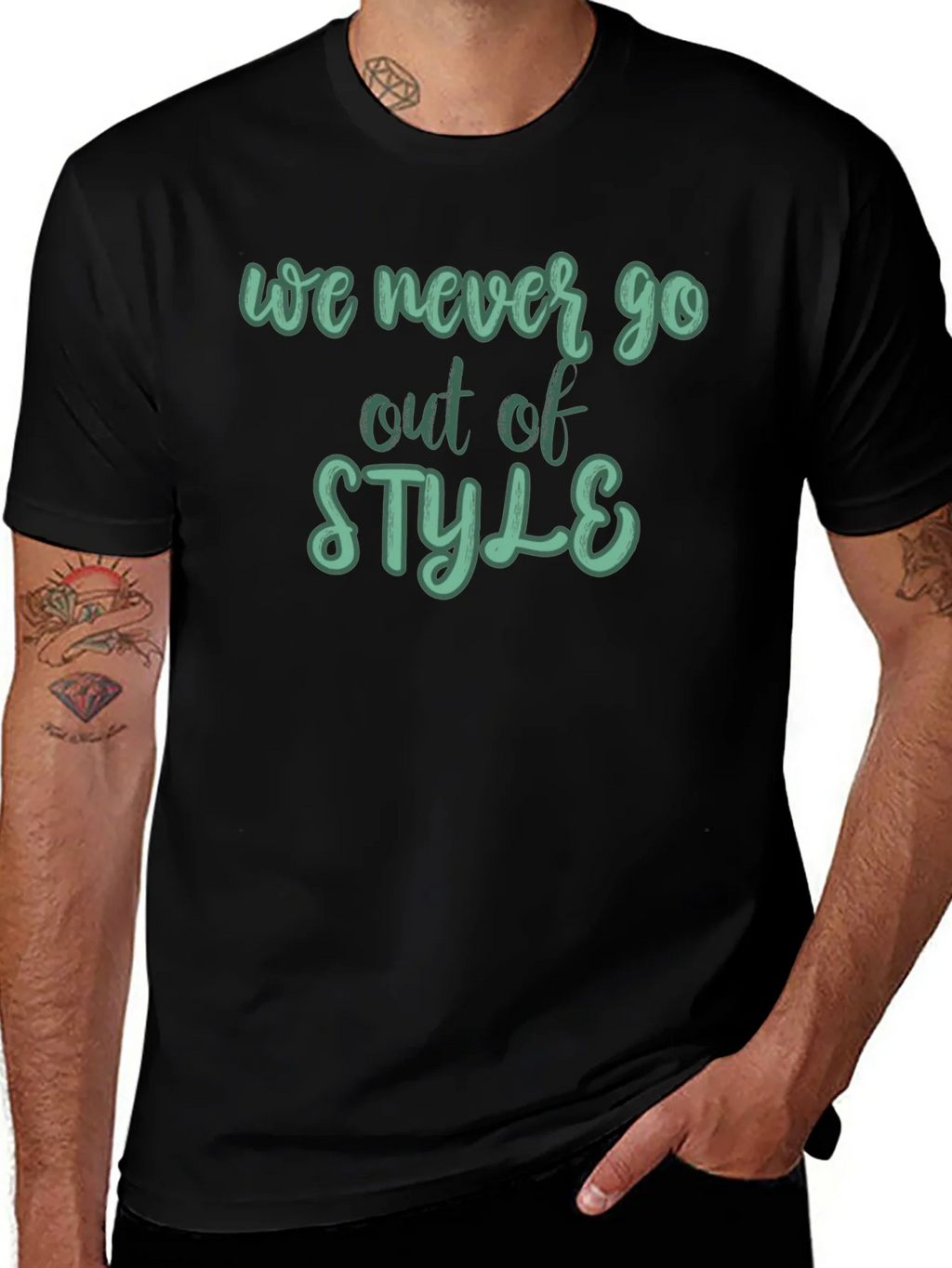 We Never Go Out of Style Graphic Tee - Black product image 1