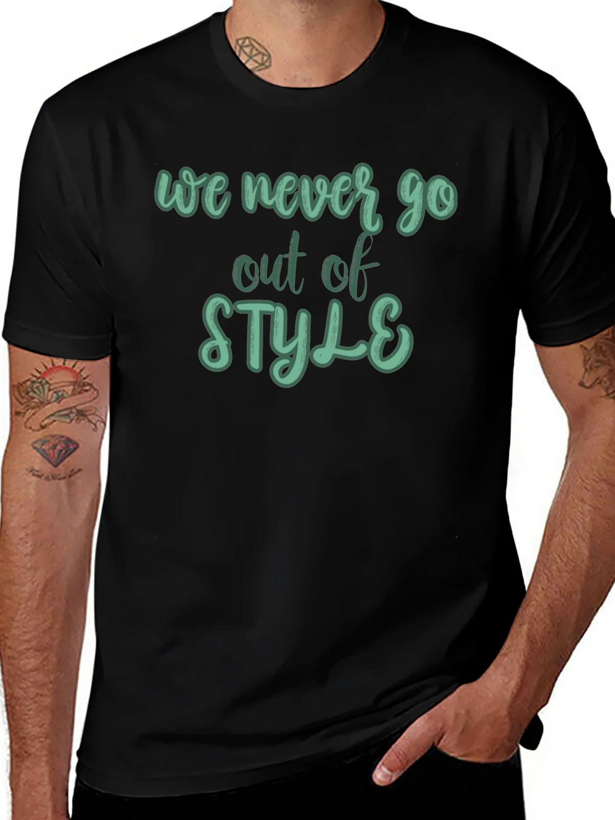 We Never Go Out of Style Graphic Tee - Black product image 1