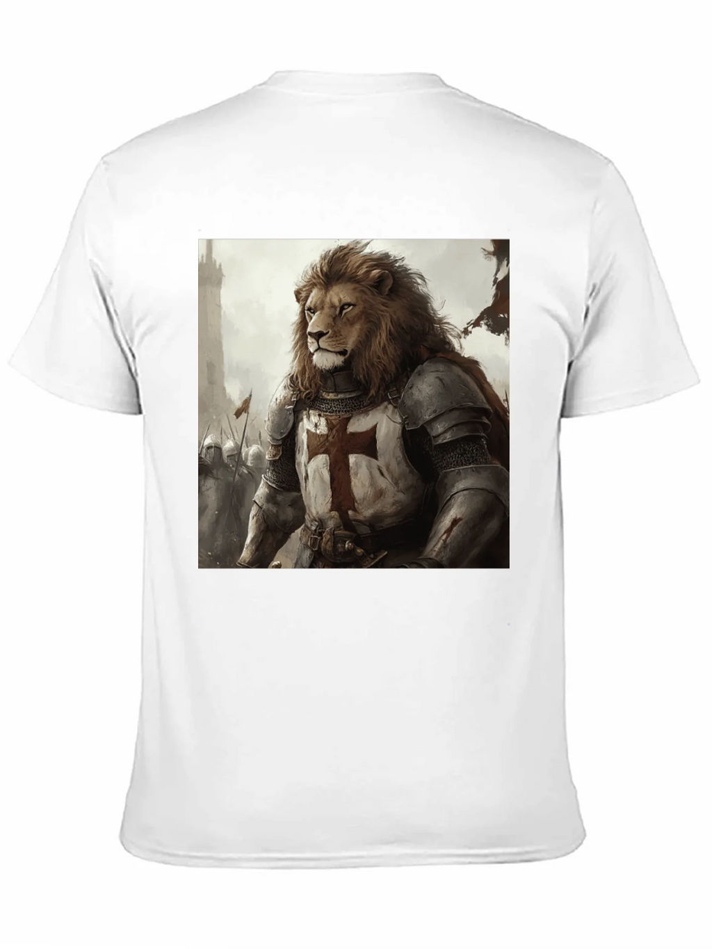Lion Knight T-Shirt - Medieval Warrior product image 10