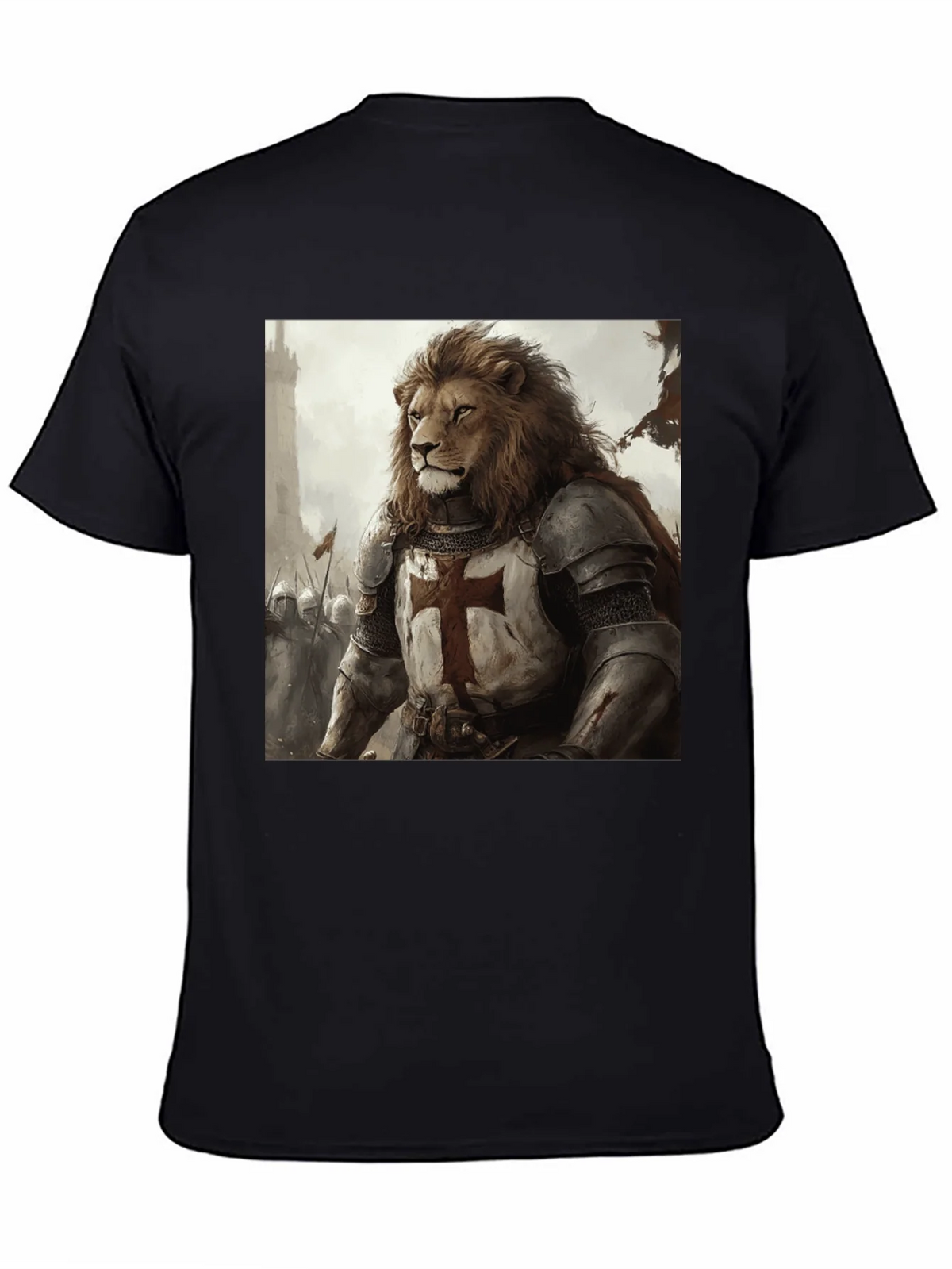Lion Knight T-Shirt - Medieval Warrior product image 4