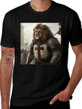 Lion Knight T-Shirt - Medieval Warrior product image 1