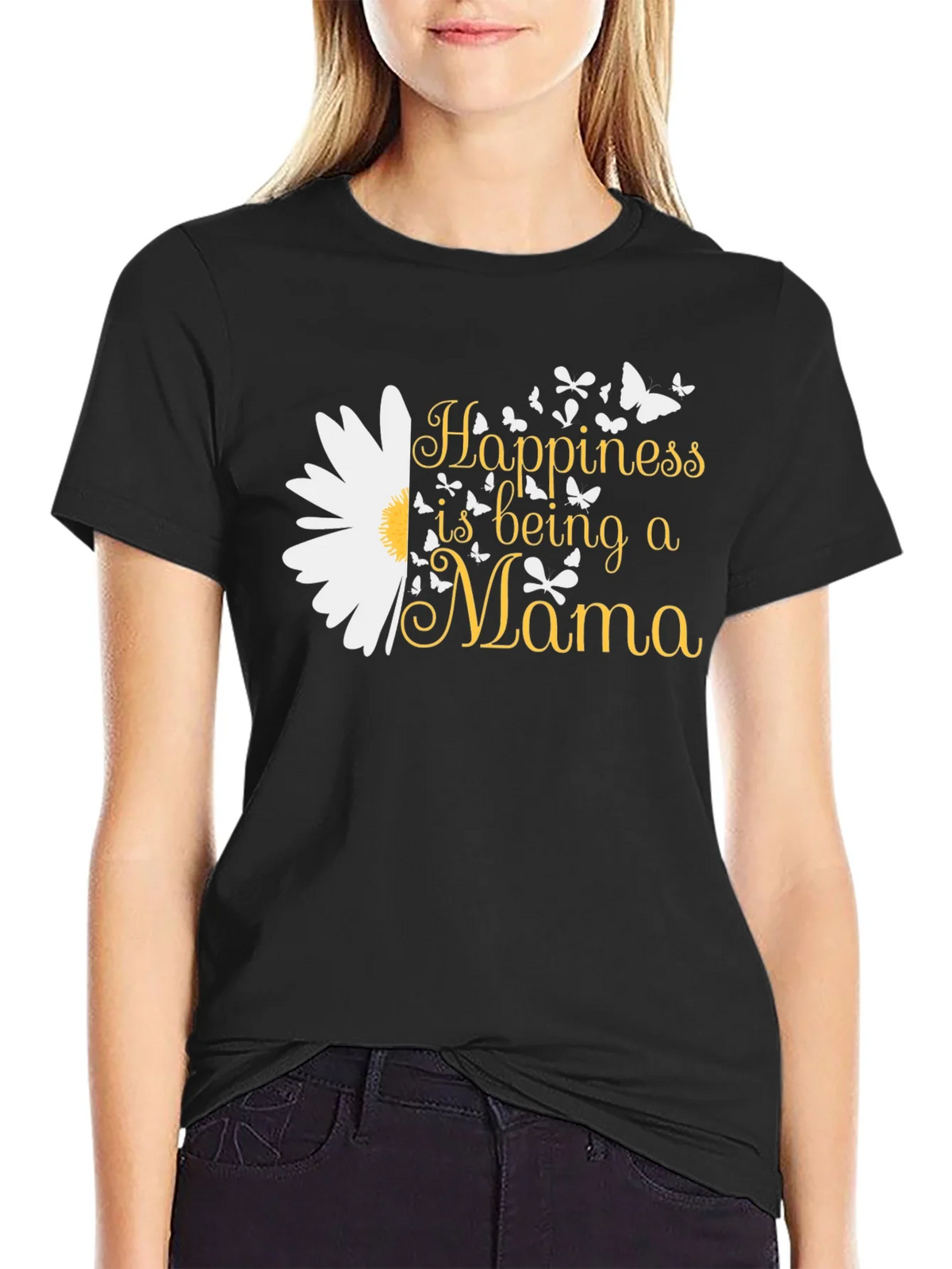 Happiness is Being a Mama Graphic Tee product image 2
