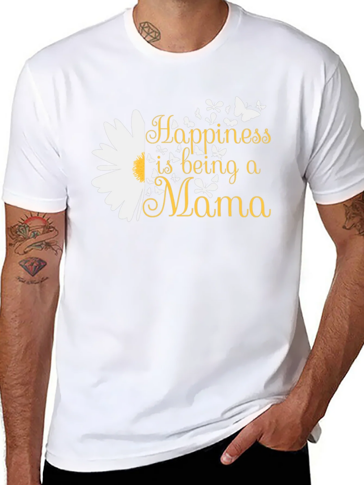 Happiness is Being a Mama Graphic Tee product image 7
