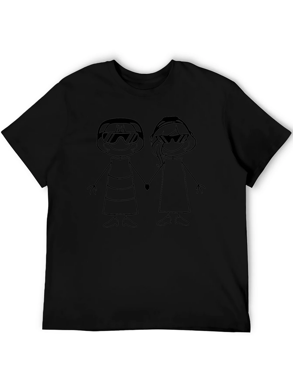 Stick Figure Best Friends Graphic Tee - Unisex product image 5