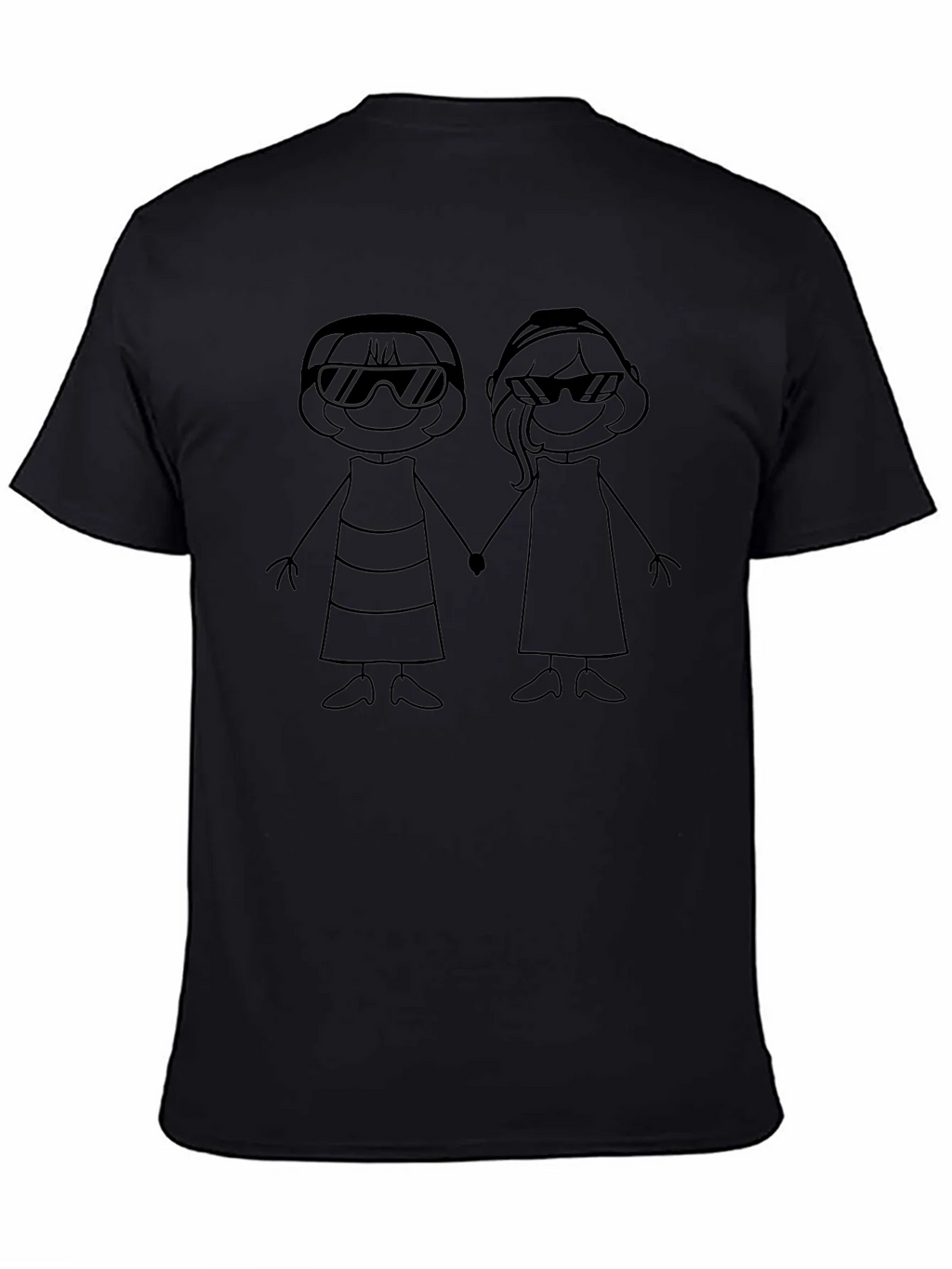 Stick Figure Best Friends Graphic Tee - Unisex product image 4