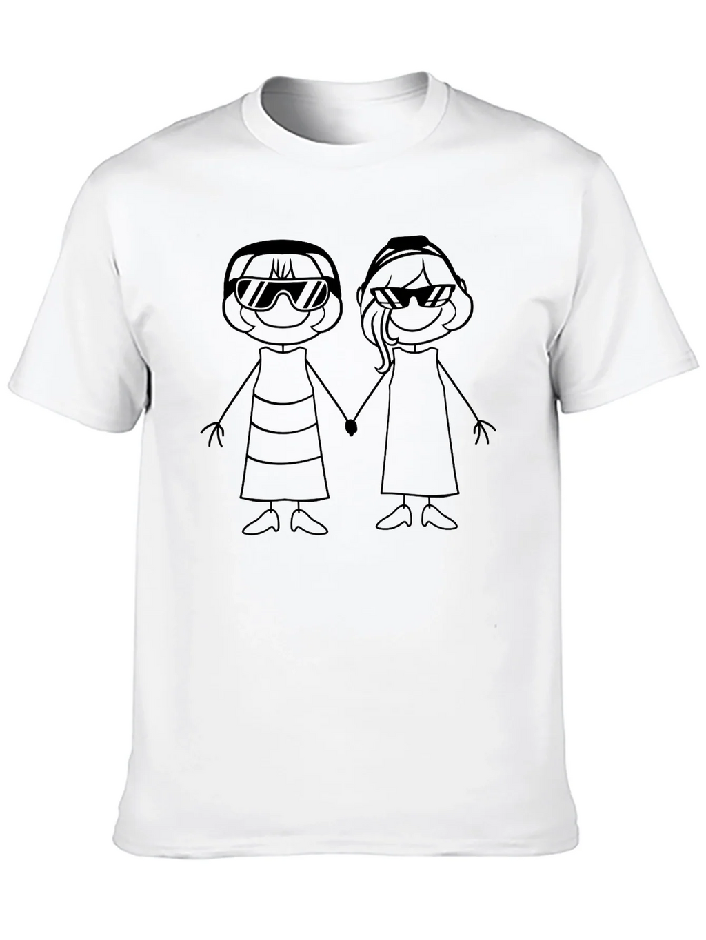 Stick Figure Best Friends Graphic Tee - Unisex product image 9
