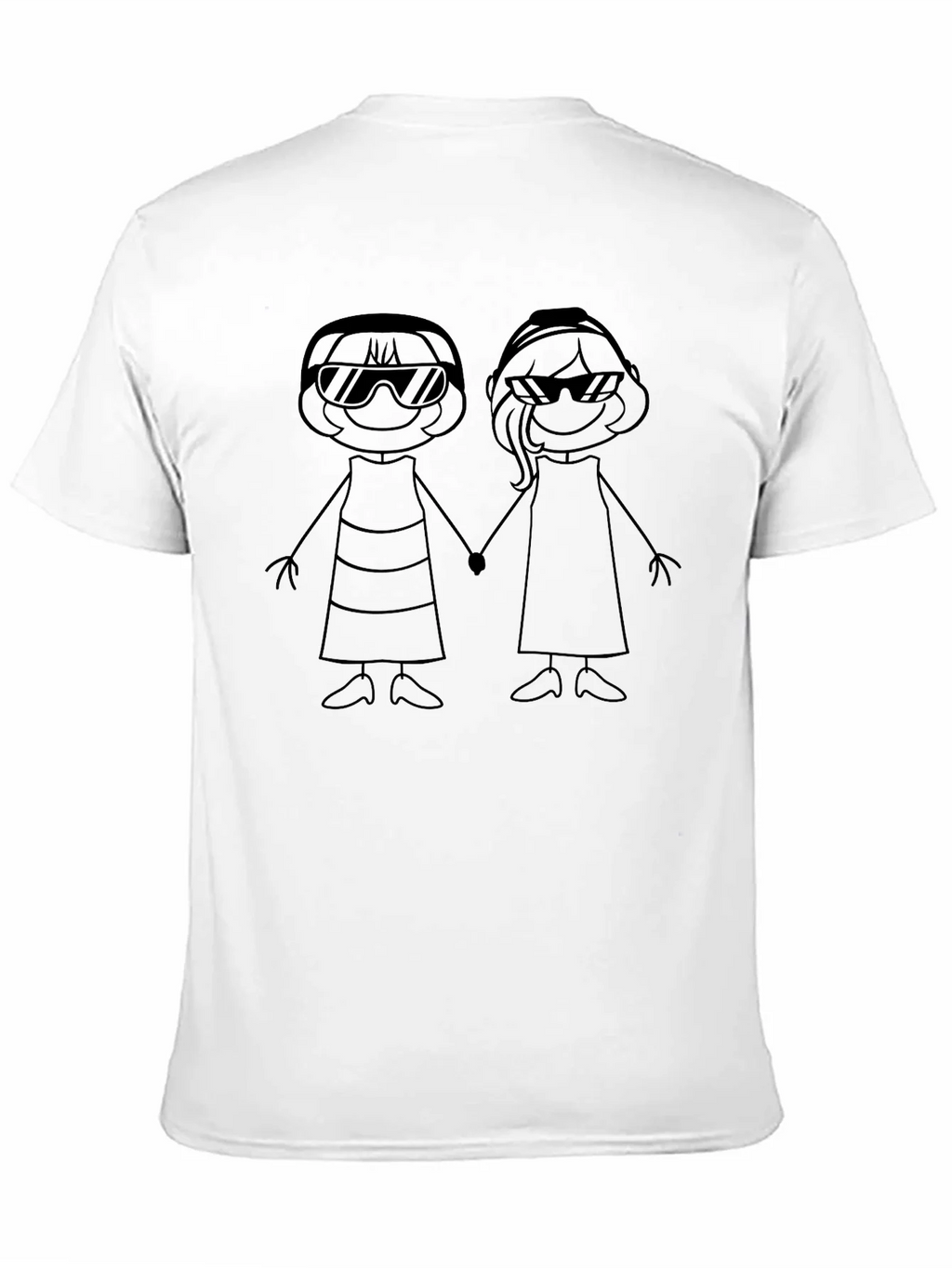 Stick Figure Best Friends Graphic Tee - Unisex product image 10