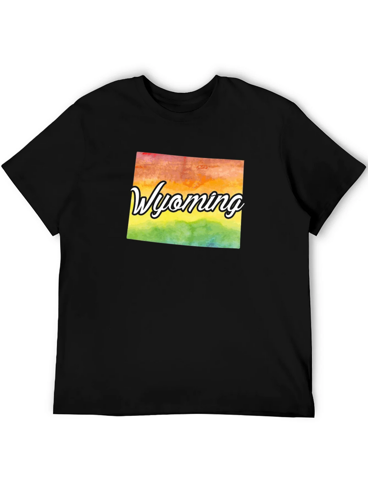 Wyoming Pride T-Shirt - Rainbow State Graphic Tee product image 5
