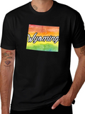 Wyoming Pride T-Shirt - Rainbow State Graphic Tee product image 1