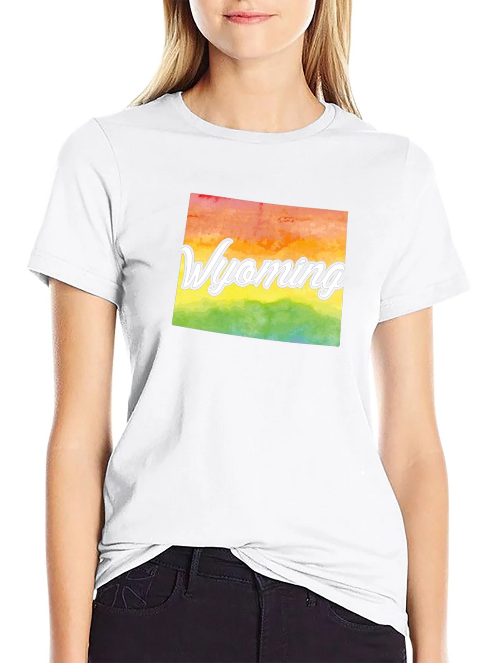 Wyoming Pride T-Shirt - Rainbow State Graphic Tee product image 8