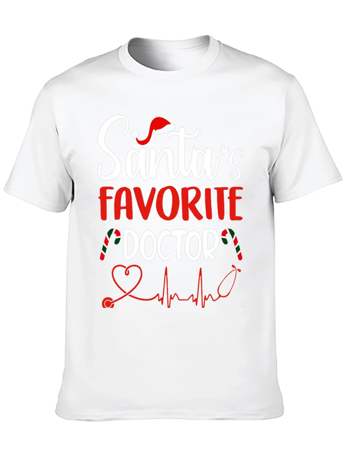 Santas Favorite Doctor T-Shirt product image 9
