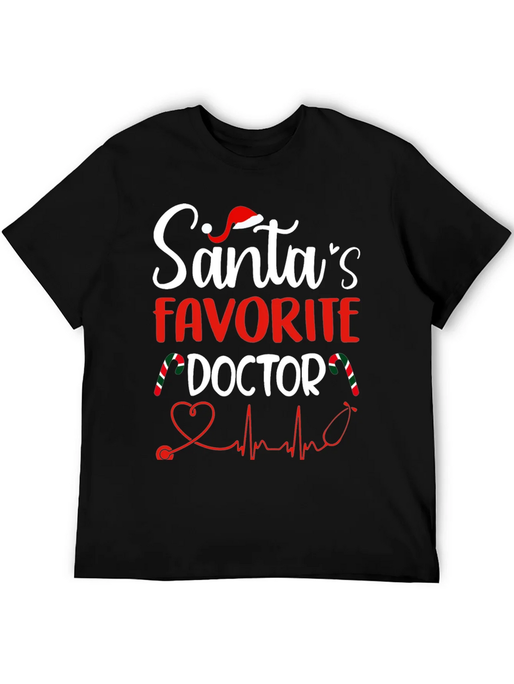 Santas Favorite Doctor T-Shirt product image 5