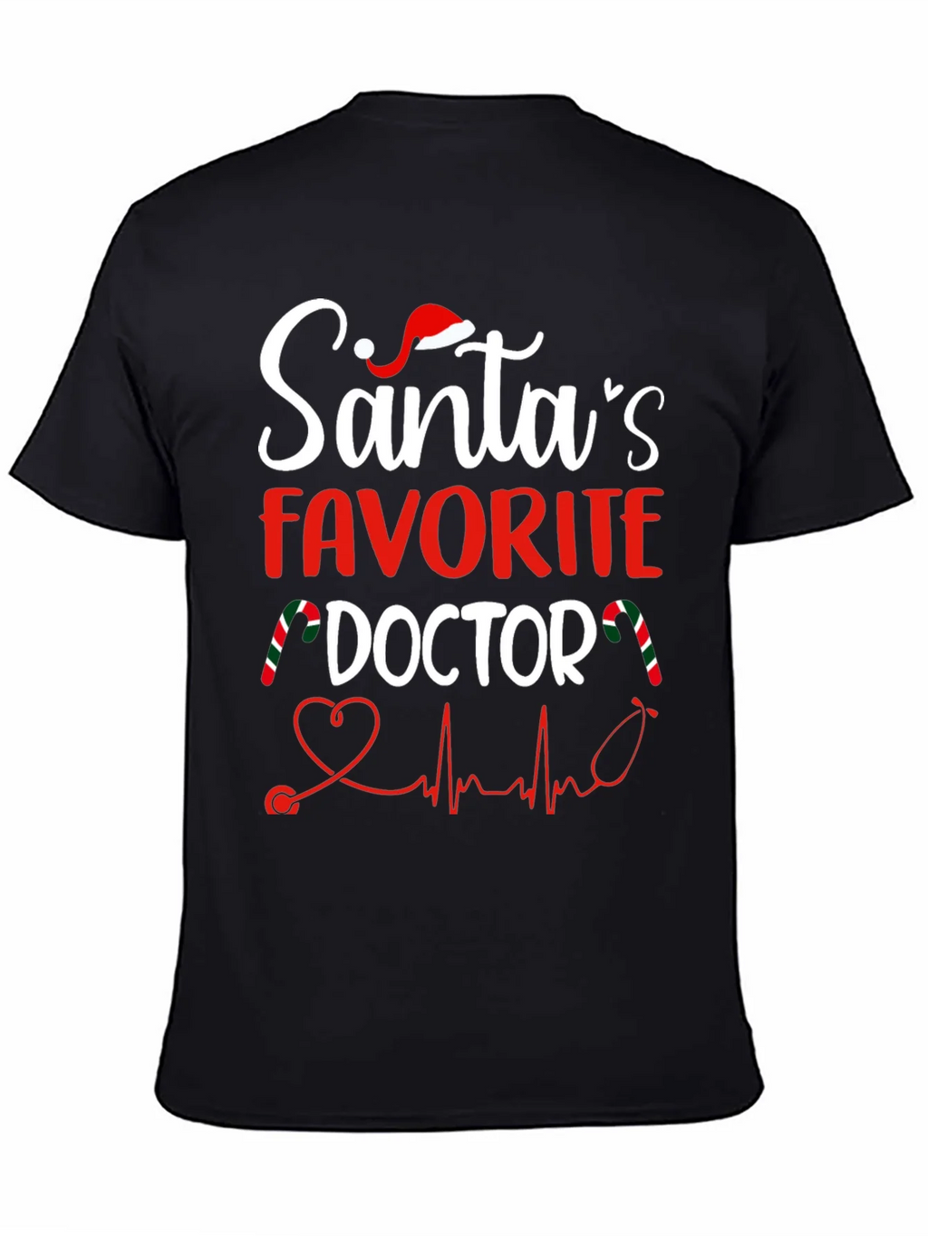 Santas Favorite Doctor T-Shirt product image 4