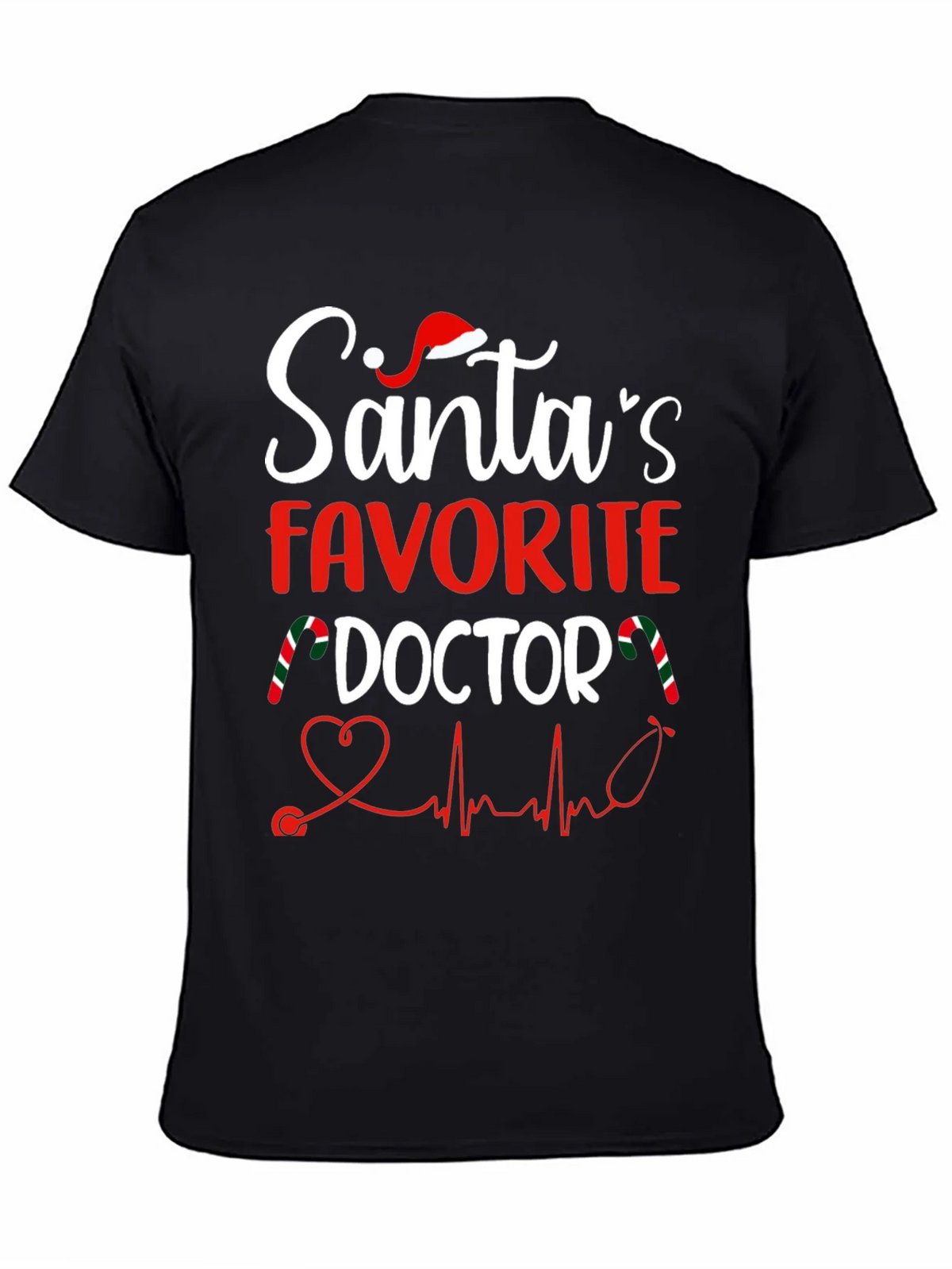 Santas Favorite Doctor T-Shirt product image 4