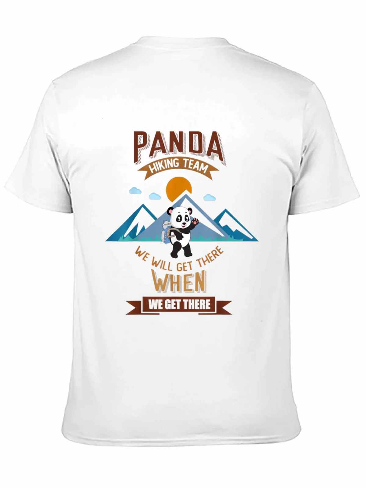 Panda Hiking Team Graphic T-Shirt product image 7