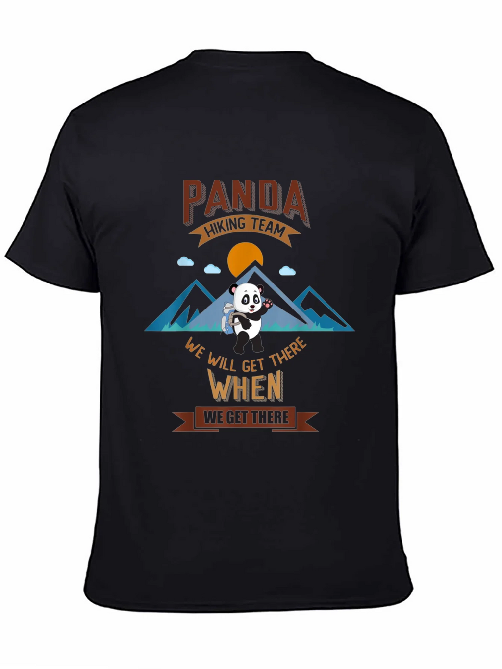 Panda Hiking Team Graphic T-Shirt product image 3