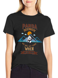Panda Hiking Team Graphic T-Shirt product image 1