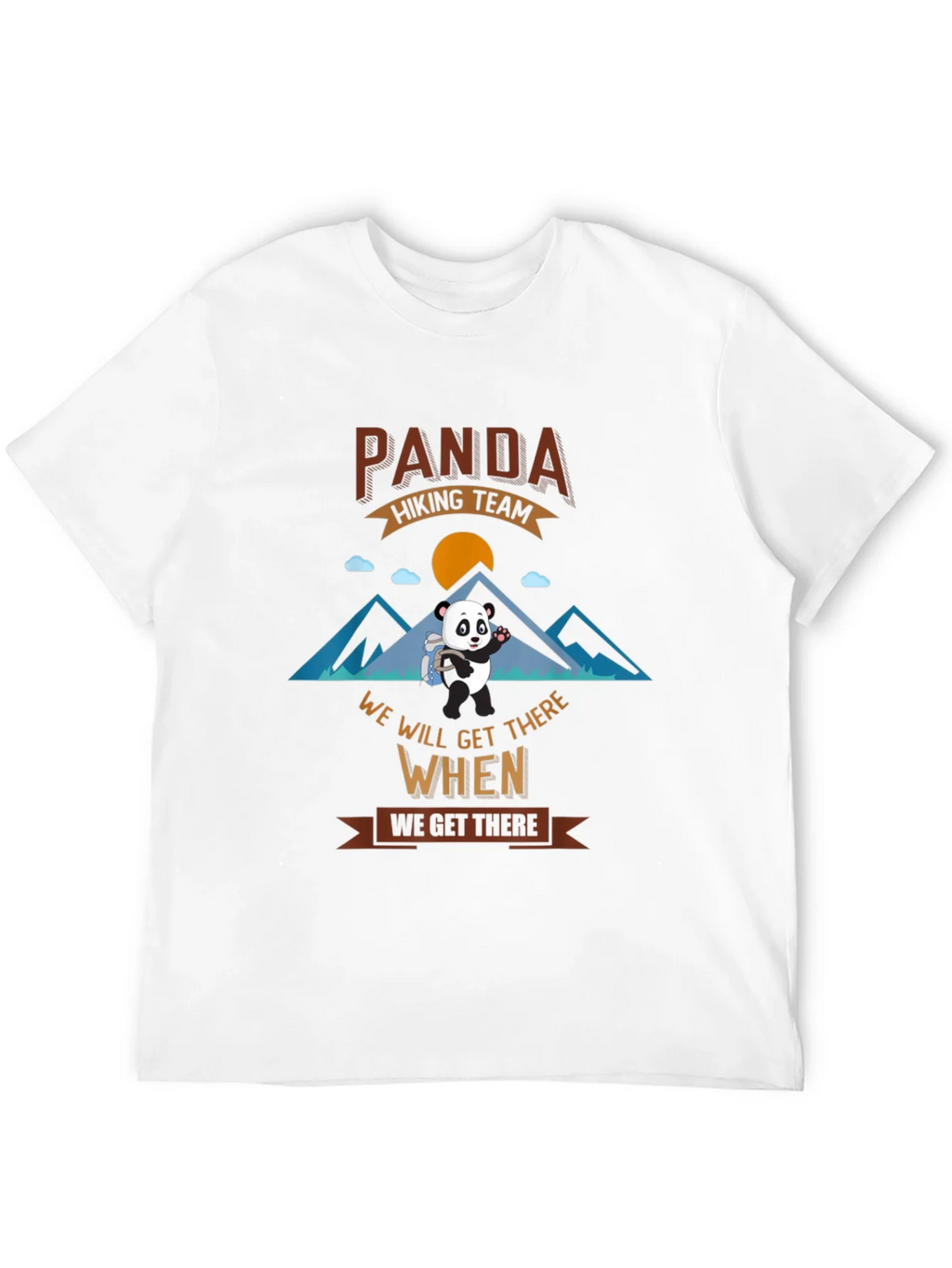 Panda Hiking Team Graphic T-Shirt product image 8