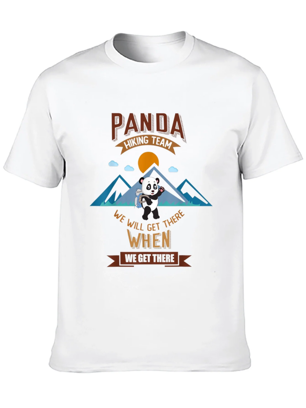 Panda Hiking Team Graphic T-Shirt product image 6
